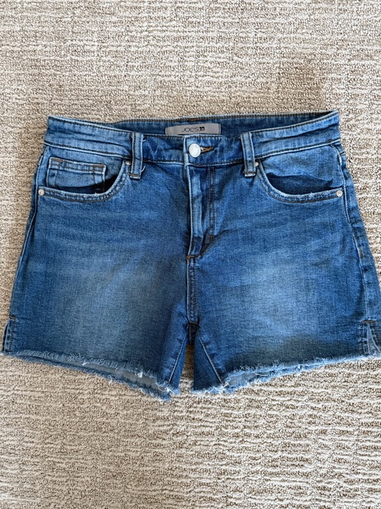 Joe's Jeans Pants - Joe's Jeans Medium Blue Frayed Hem Women's Denim Shorts Size 26